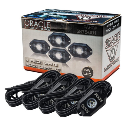 ORACLE Lighting Oracle Underbody Wheel Well Rock Light Kit - White (4PCS) - 5000K