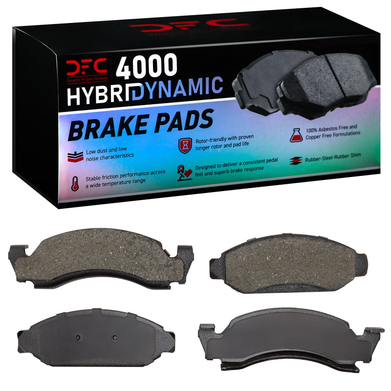 DFC 86-93 Ford F-150 RWD Front 4000 Hybridynamic Brake Pads