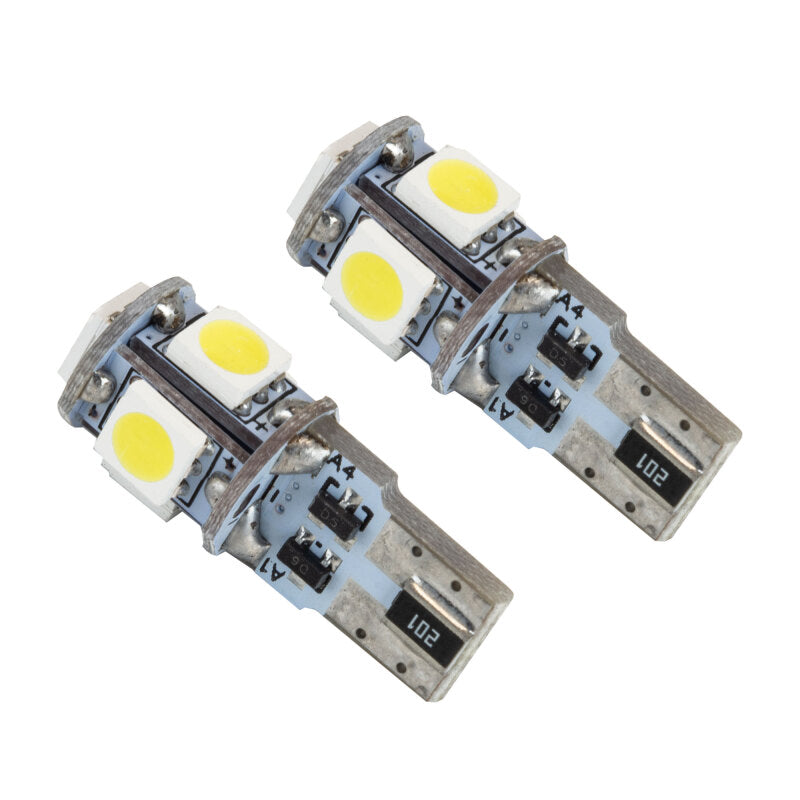 ORACLE Lighting Oracle T10 5 LED 3 Chip SMD Bulbs (Pair) - Cool White