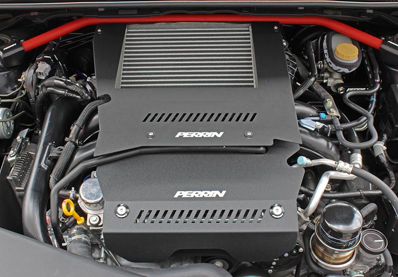 Perrin Performance PERRIN 15-21 Subaru WRX Engine Cover Kit (Intercooler & Pulley Covers Incl.) - Black