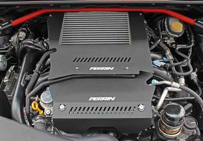 Perrin Performance PERRIN 15-21 Subaru WRX Engine Cover Kit (Intercooler & Pulley Covers Incl.) - Black