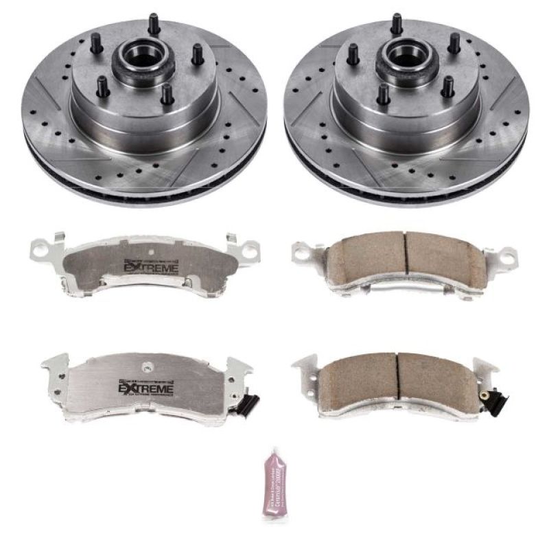 PowerStop Power Stop 73-74 Buick Apollo Front Z26 Street Warrior Brake Kit
