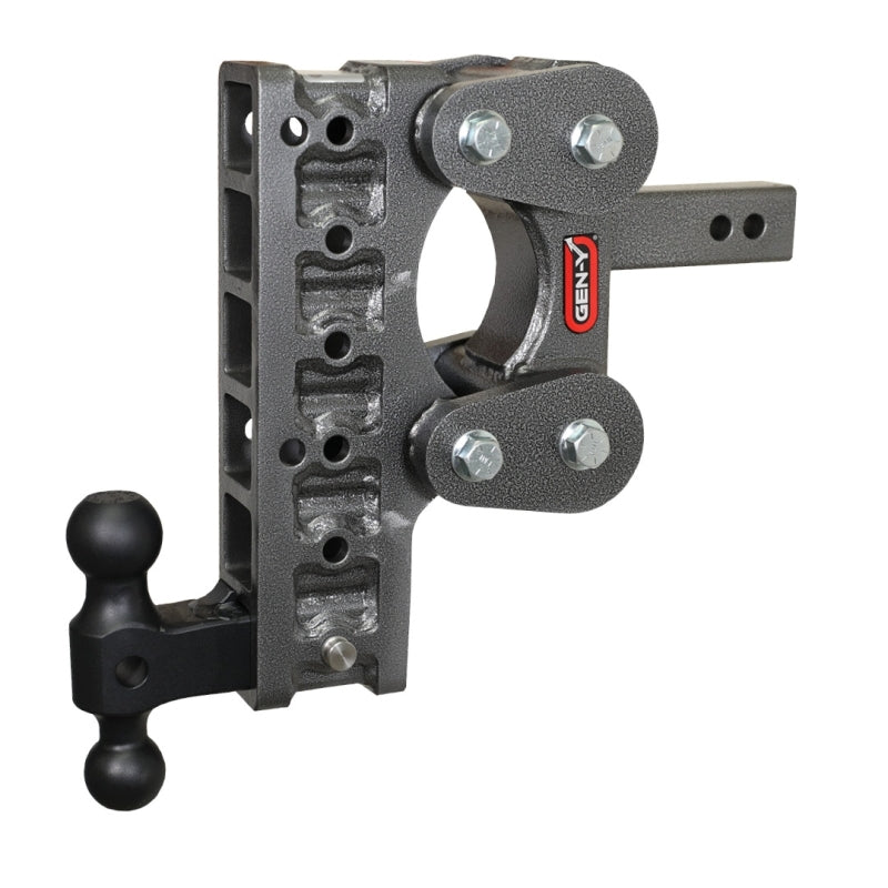 GEN-Y Hitch Gen-Y The Boss Torsion-Flex 3in Shank 12in Drop 2.4K TW 21K Hitch w/GH-061 Dual-Ball
