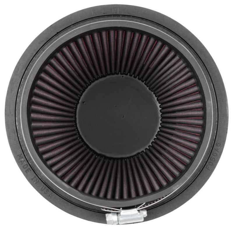 K&N Engineering K&N Filter Universal Rubber Filter 5 inch Flange 6 1/2 inch Base 4 3/8 inch Top 7 inch Height