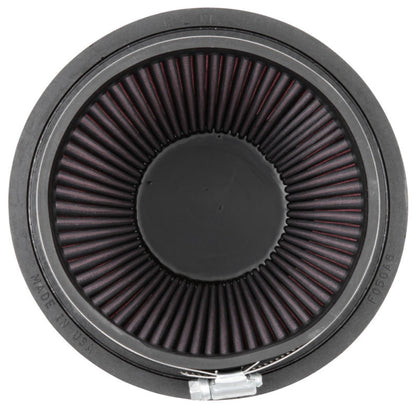 K&N Engineering K&N Filter Universal Rubber Filter 5 inch Flange 6 1/2 inch Base 4 3/8 inch Top 7 inch Height