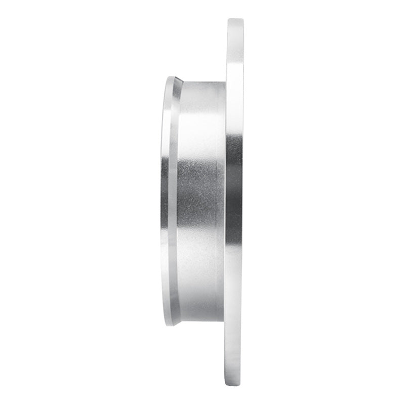 R1 Concepts R1 85-87 Toyota Corolla (US/Canada) Rear Right Drilled & Slotted Silver Brake Rotor