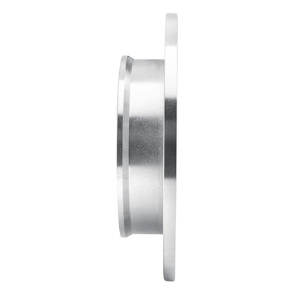 R1 Concepts R1 85-87 Toyota Corolla (US/Canada) Rear Right Drilled & Slotted Silver Brake Rotor