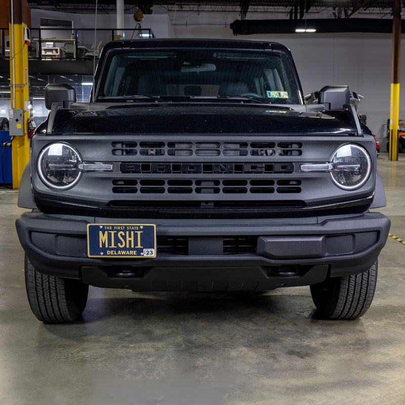 Mishimoto 2021+ Ford Bronco Plastic Bumper License Plate Relocation