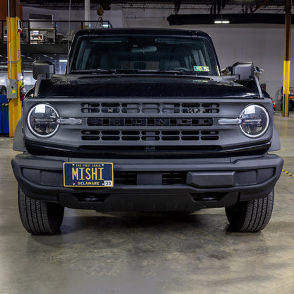 Mishimoto 2021+ Ford Bronco Plastic Bumper License Plate Relocation