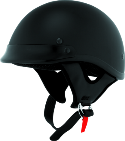 Bikers Choice Skid Lids Traditional Helmet Flat Black - 2XL