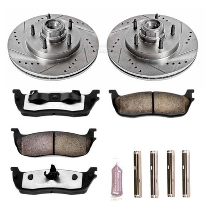 PowerStop Power Stop 97-00 Ford F-150 Front Z36 Truck & Tow Brake Kit