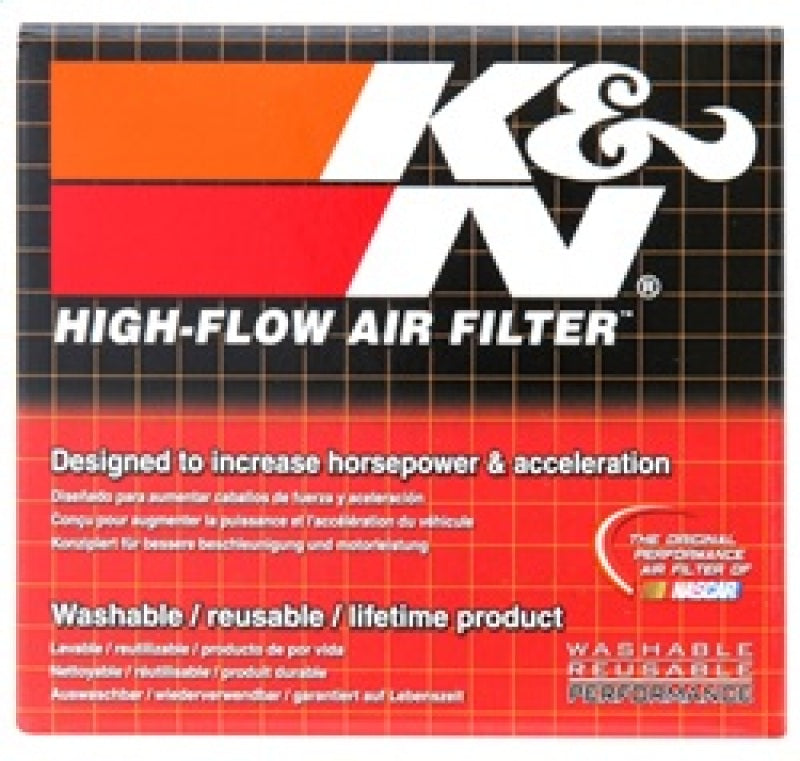 K&N Engineering K&N Universal Chrome Filter 2 1/2 inch O/S FLG / 4 1/2 inch OD / 2 inch Height