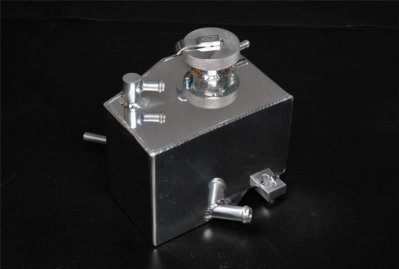 Weapon R 12 Fiat 500 1.4L 4cyl Polished Alum Coolant Tank (w/ Pressure Cap)