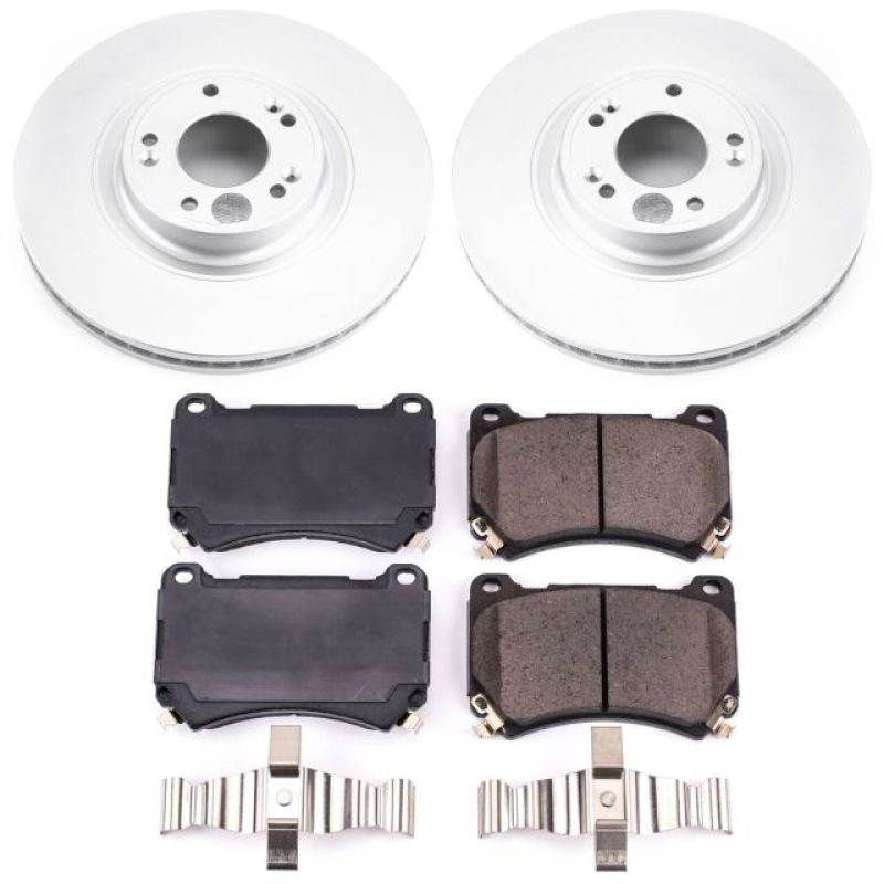 PowerStop Power Stop 09-14 Hyundai Genesis Front Z17 Evolution Geomet Coated Brake Kit