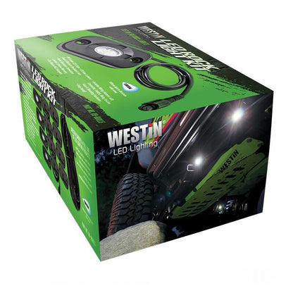 Westin LED Rock Light Kit - 07-18 Jeep Wrangler JK / 18-19 Jeep Wrangler JL - Black