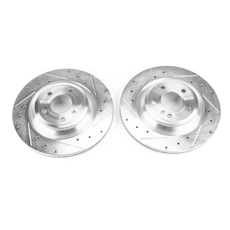 PowerStop Power Stop 15-16 Mercedes-Benz SL400 Rear Evolution Drilled & Slotted Rotors - Pair