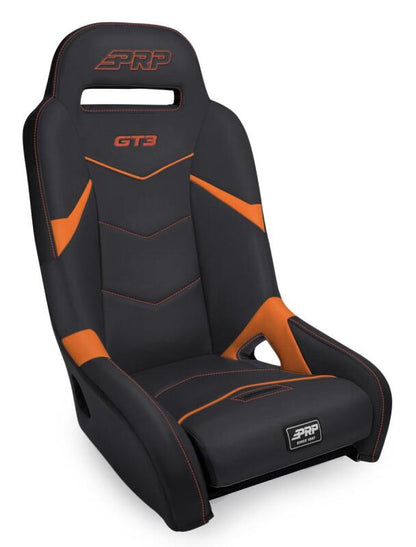 PRP Seats PRP GT3 Suspension Seat - Black/Orange