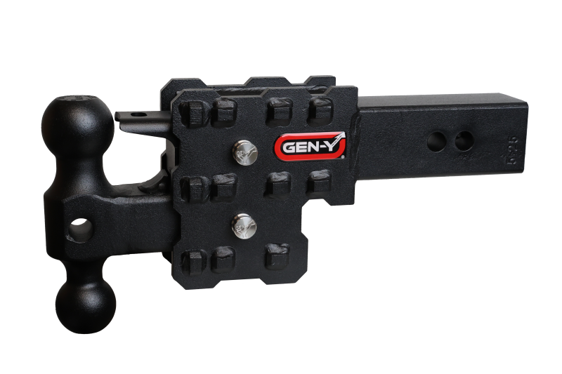 GEN-Y Hitch Gen-Y Phantom-X 2.5in Solid Shank 2.5in Drop 1.6K TW 16K Hitch w/GH-051 & GH-032 (No Flat Towing)