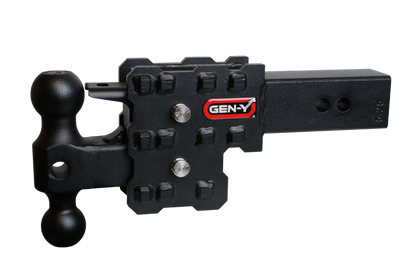 GEN-Y Hitch Gen-Y Phantom-X 2.5in Solid Shank 2.5in Drop 1.6K TW 16K Hitch w/GH-051 & GH-032 (No Flat Towing)