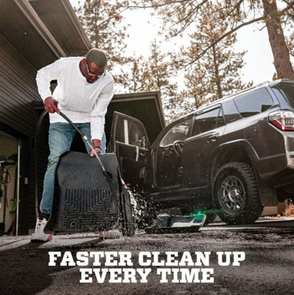 Husky Liners 19-24 JLU Jeep Wrangler 4 Door X-Act Contour Black Floor Liners (2nd Seat)