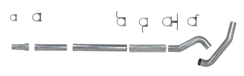 Diamond Eye Performance Diamond Eye KIT 5in Catback MFLR RPLCMENT PIPE Single AL: 94-97 FORD 7.3L F250/F350 PWRSTROKE