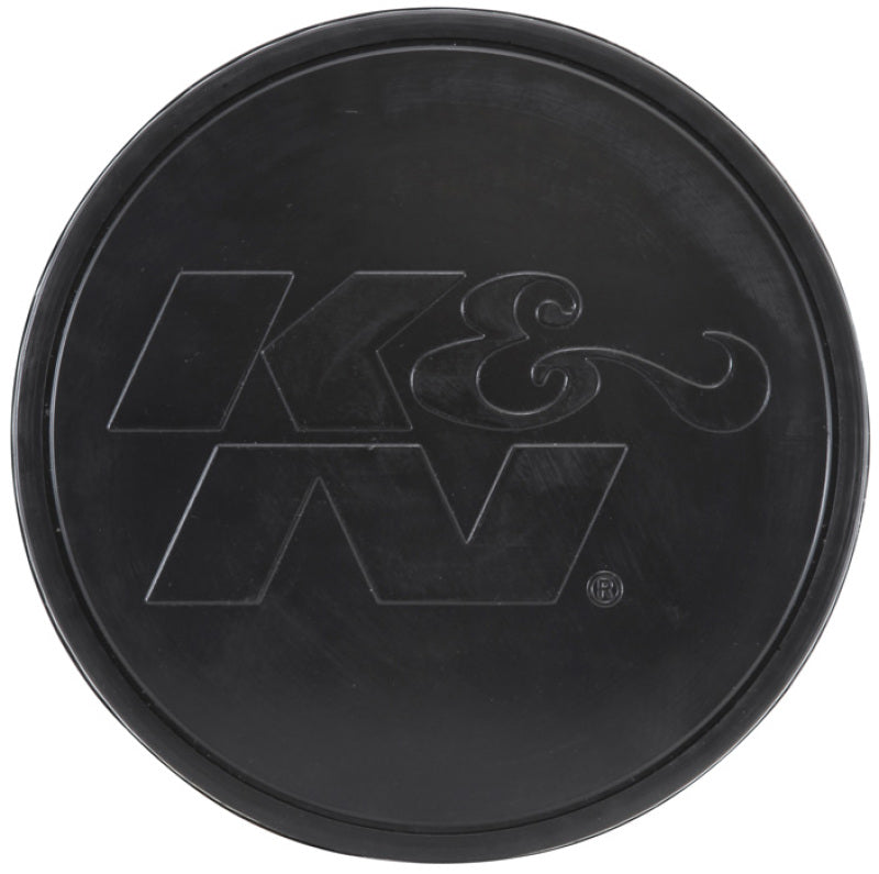 K&N Engineering K&N Universal Rubber Filter-Round Tapered 4in Flange ID x 8in Base OD x 6.625in Top OD x 8in H