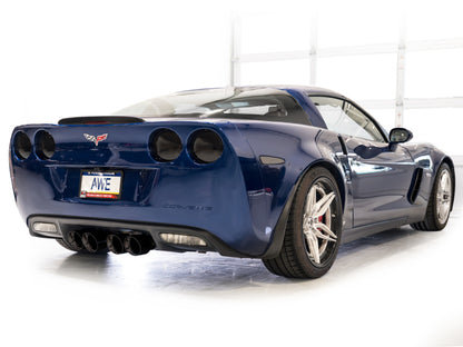 AWE Tuning C6 Chevrolet Corvette Z06/ZR1 Touring Edition Axle-Back Exhaust w/ Diamond Black Tips