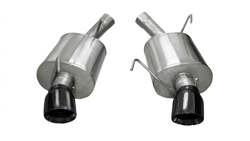 CORSA Performance Corsa 2005-2010 Ford Mustang Shelby GT500 5.4L V8 Black Sport Axle-Back Exhaust