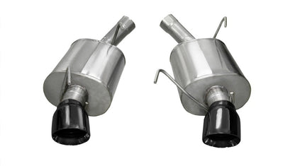 CORSA Performance Corsa 2005-2010 Ford Mustang Shelby GT500 5.4L V8 Black Sport Axle-Back Exhaust