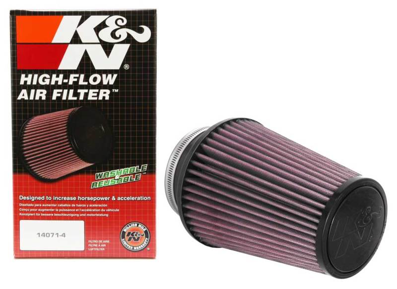 K&N Engineering K&N Universal Clamp-On Air Filter 4in FLG / 6in B / 4in T / 7in H