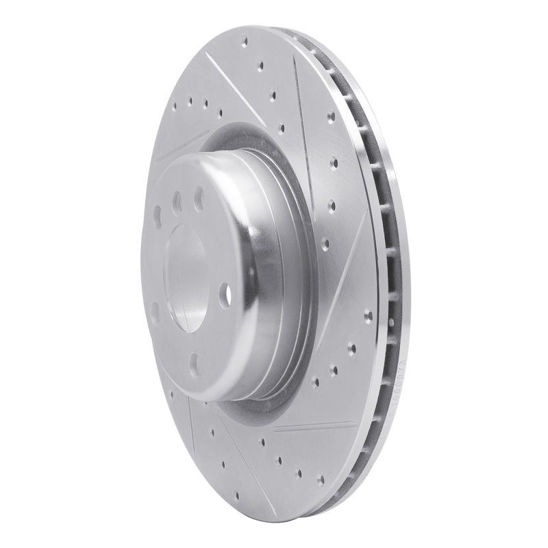 R1 Concepts R1 12-20 BMW 118i (Mexico) Rear Right Drilled & Slotted Silver Brake Rotor