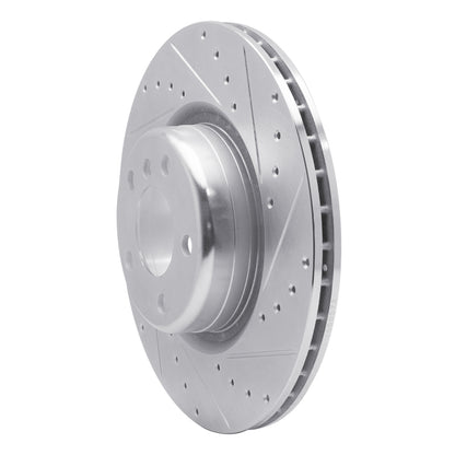 R1 Concepts R1 12-20 BMW 118i (Mexico) Rear Right Drilled & Slotted Silver Brake Rotor