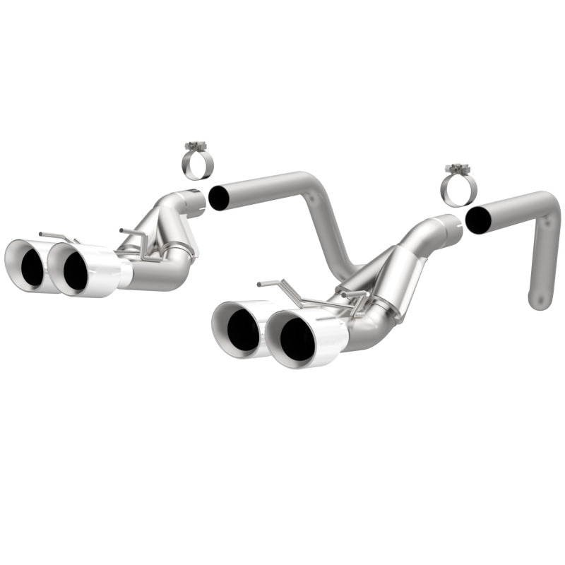 MagnaFlow 09-11 Chev Corvette V8 6.2L Comp Series Quad Center Rear Exit SS Cat-Back Perf Exhaust