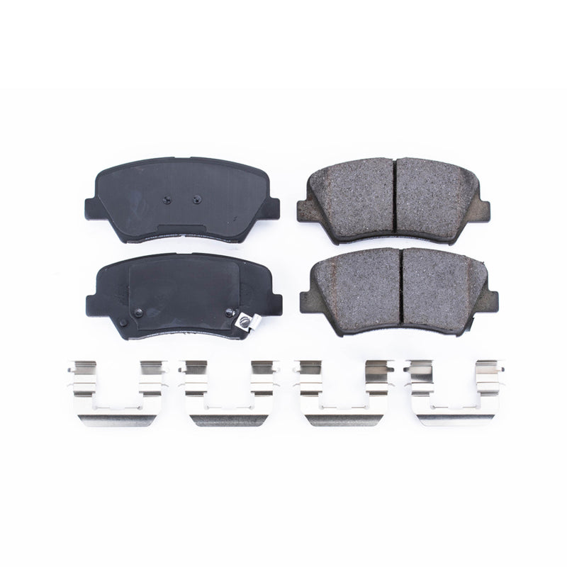 PowerStop Power Stop 11-16 Hyundai Elantra Front Z17 Evolution Ceramic Brake Pads w/Hardware