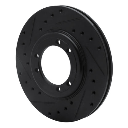 R1 Concepts R1 92-04 Hummer H1 Rear/Front Left Drilled & Slotted Black Brake Rotor