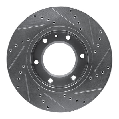 R1 Concepts R1 13-17 Ford Ranger (Mexico) Front Left Drilled & Slotted Silver Brake Rotor