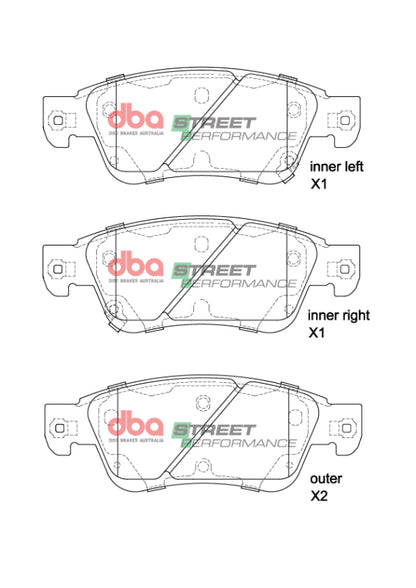 DBA 14-16 Infiniti Q60 S SP Performance Front Brake Pads