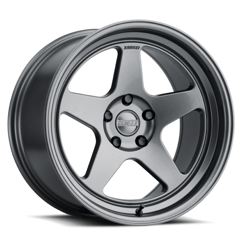 Kansei K12G Knp 18x10.5in / 5x120 BP / 12mm Offset / 72.56mm Bore - Gunmetal Wheel