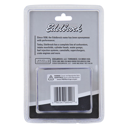 Edelbrock Exhaust Header Bolts 3/8in-16 X 3/4in, Black Oxide W/ Allen Socket