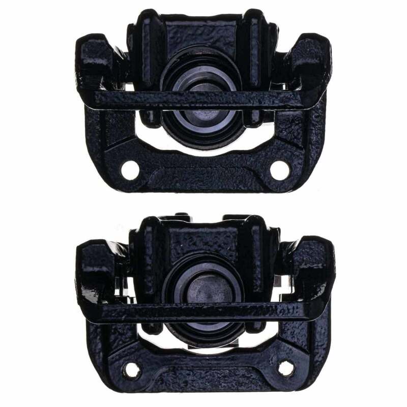 PowerStop Power Stop 01-03 Acura CL Rear Black Caliper - Pair w/Bracket