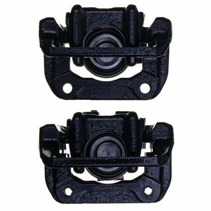 PowerStop Power Stop 01-03 Acura CL Rear Black Caliper - Pair w/Bracket