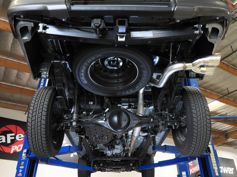 aFe 15-26 Toyota Hilux L4-2.4/2.8L (td) Vulcan Series 3in SS Rear-Side Exit Exhaust w/ Polished Tip