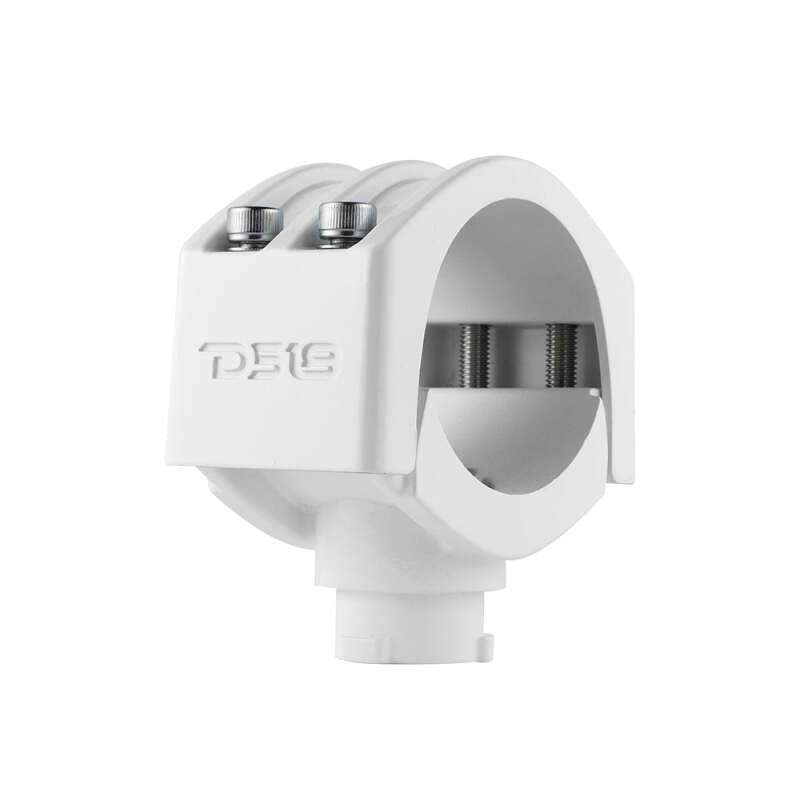 DS18 Tube Mounting Clamp 3in 2.75in 2.5in 2.25in Rubber Adapter For NXL-X and CF-X Towers White