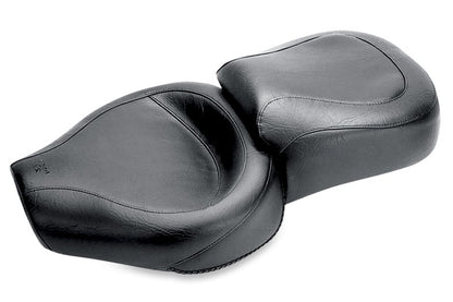 Mustang Motorcycle Mustang 82-03 Harley Sportster Wide Touring 1PC Seat - Black