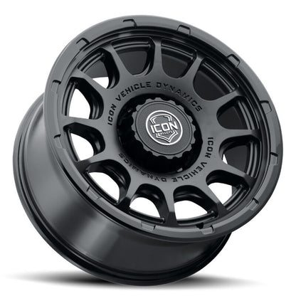 ICON Alloys Rancho 20x9 / 8x180 / 12mm / 5.5in BS DBL Black Wheel