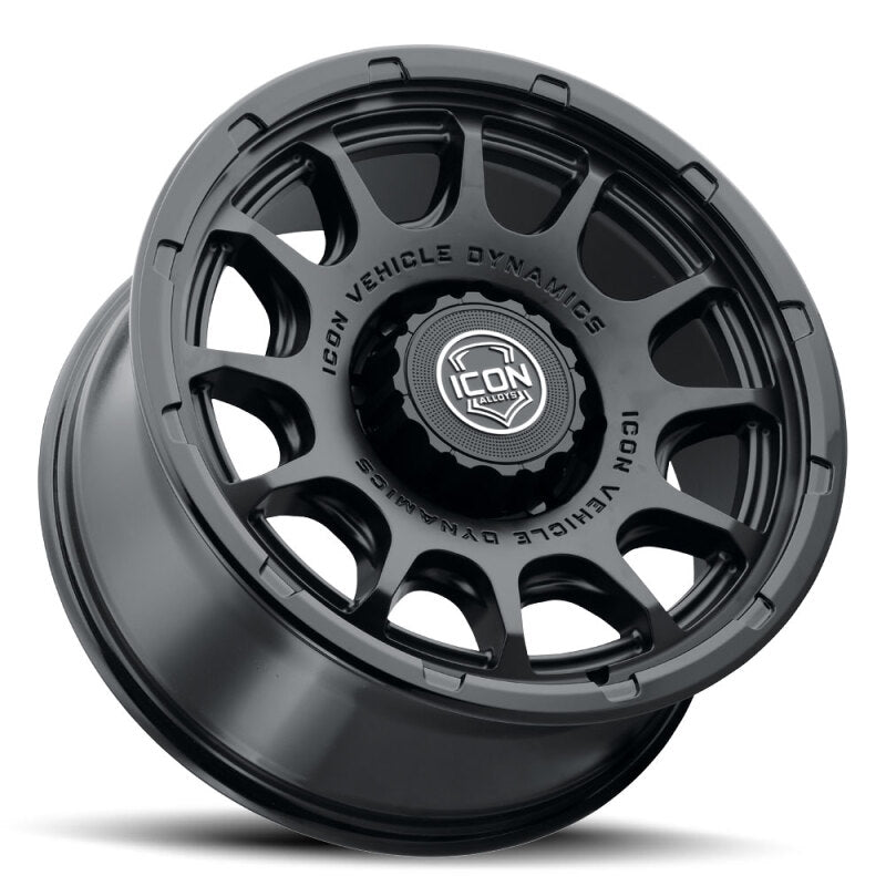 ICON Alloys Rancho 20x9 / 8x6.5 / 12mm / 5.5in BS DBL Black Wheel