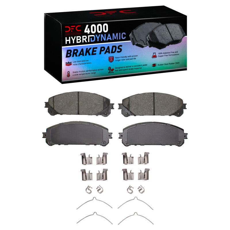 DFC20-24 Toyota Camry Front 4000 HybriDynamic Brake Pads and Hardware Kit
