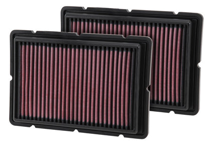 K&N Engineering K&N Replacement Air Filter 05-09 Ferrari F360 11.125in O/S Length x 7.625 O/S Width x 1.313in H