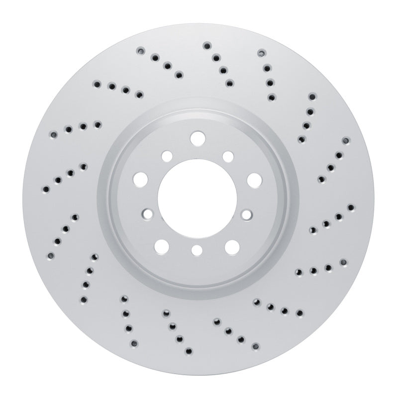 DFC 06-10 BMW M6 Right Front Drilled GeoSPEC Coated Rotor