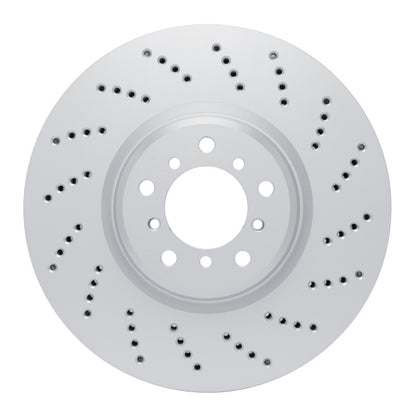 DFC 06-10 BMW M6 Right Front Drilled GeoSPEC Coated Rotor